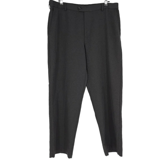 Izod Other - IZOD Golf Pants Dark Gray Straight Leg Flat Front Lightweight